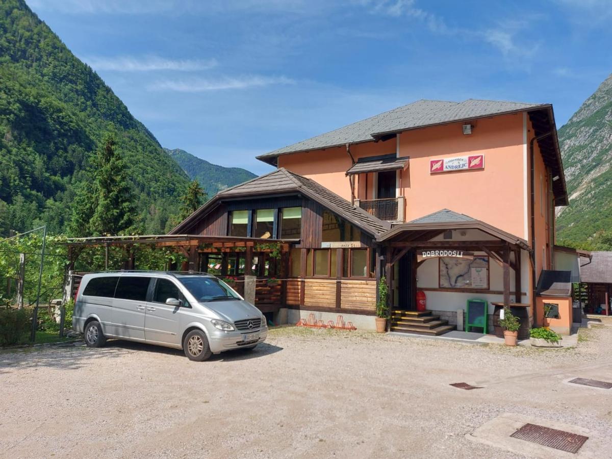 Gostisce Andrejc Hotel Soča Екстериор снимка